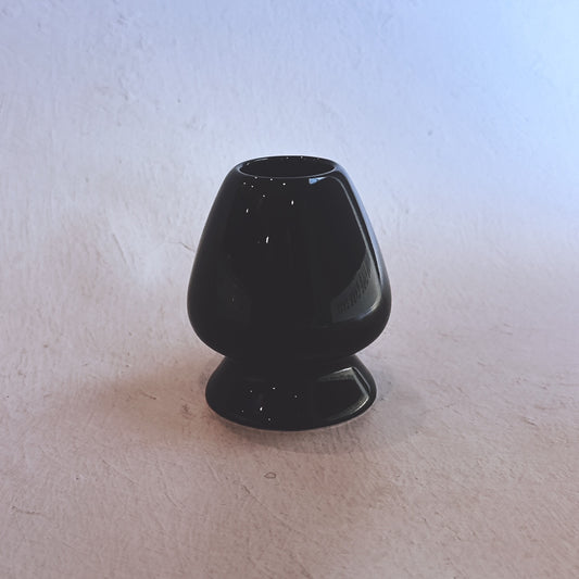 Black Ceramic Matcha Whisk Stand
